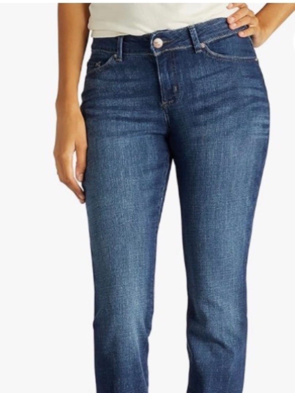 💐NWT💐 Lee Modern Series Curvy Fit blue denim jeans - size 16 short